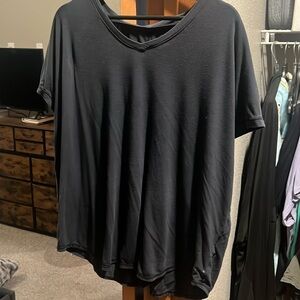 Basic Black V Neck